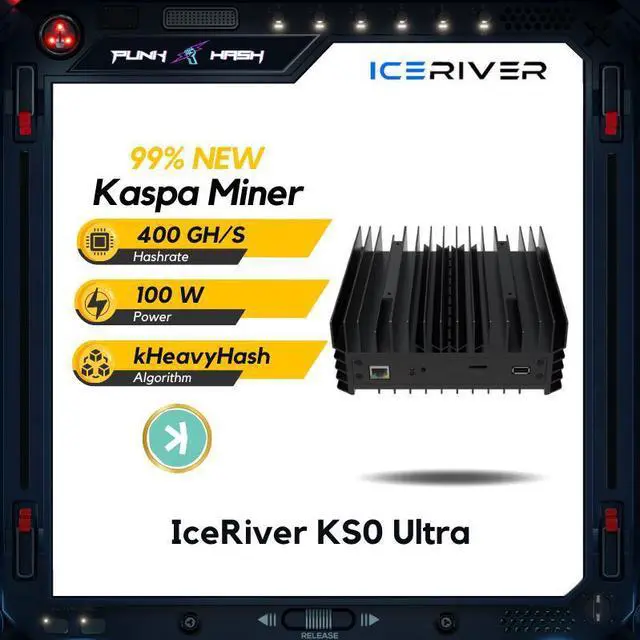 Main image of Second-hand  IceRiver KS0 Quiet Mining Rig | 400Gh/s Hashrate, 40dB Noise | Suitable for Home and Small Office Doorbells