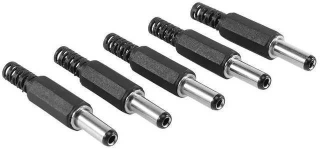 Alt view image 6 of 7 - 5PCS 5.5mm X 2.5mm Male Jack DC Power Plug Socket Jack Adapter Adaptor Connector