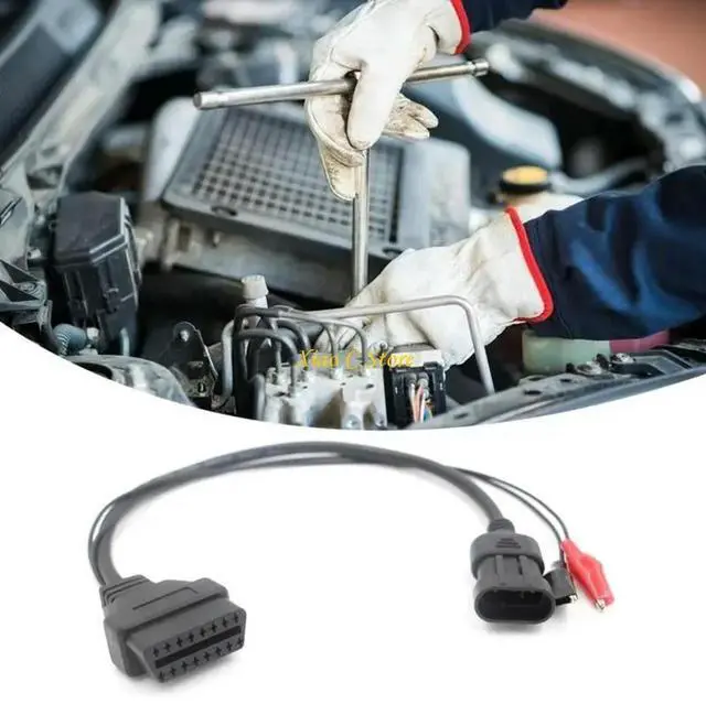 Alt view image 7 of 7 - Car Diagnostic Cable For Car 3 Pin to 16Pin OBDII OBD2 Connector