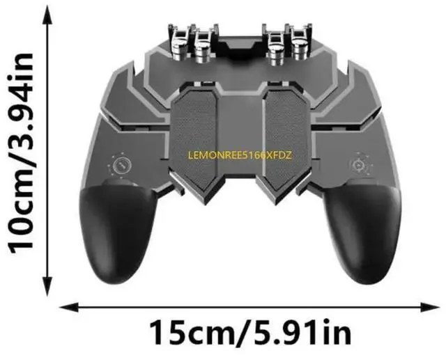 Alt view image 5 of 7 - Adjustable Size Gamepad Phone Gaming Controller ABS Gaming Joystick for Game