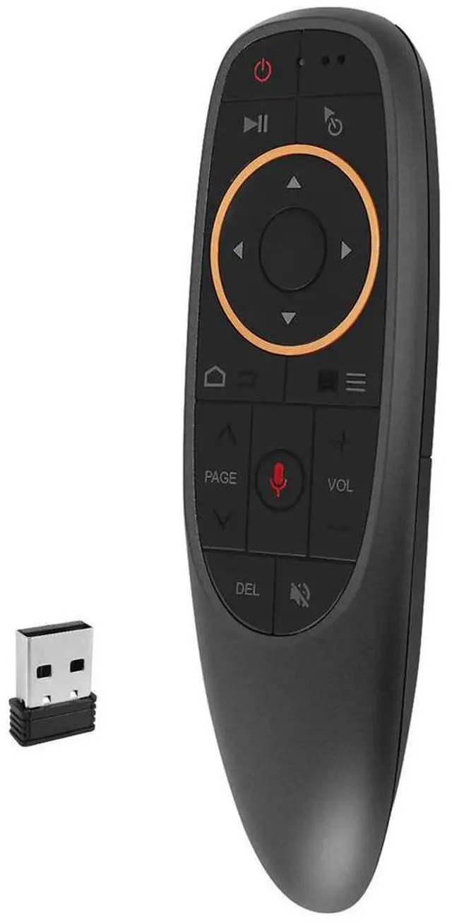 Alt view image 6 of 7 - G10S Air Mouse Voice Remote Control 2.4G USB Receiver for Android TV BOX PC Gyro Sensing Mini Wireless Smart Remote