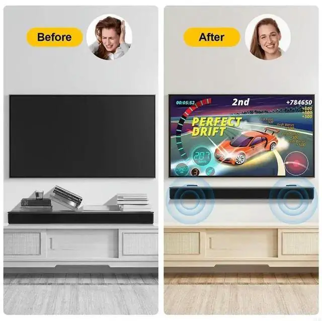 Alt view image 6 of 7 - Speaker Wall Floating Holder Wall Mounts Bracket for Superior Sound Stability