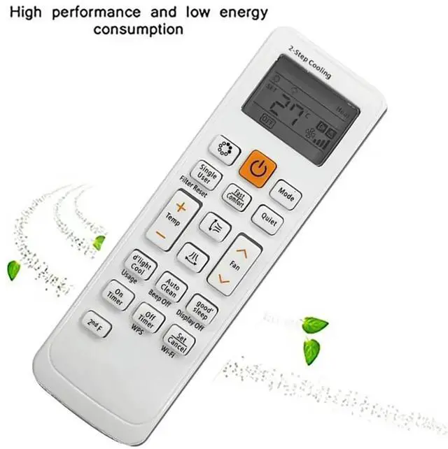 Alt view image 7 of 7 - Air Conditioner Remote Control Suitable for Air Conditioner DB93-11489L DB93-11115K DB93-14195A