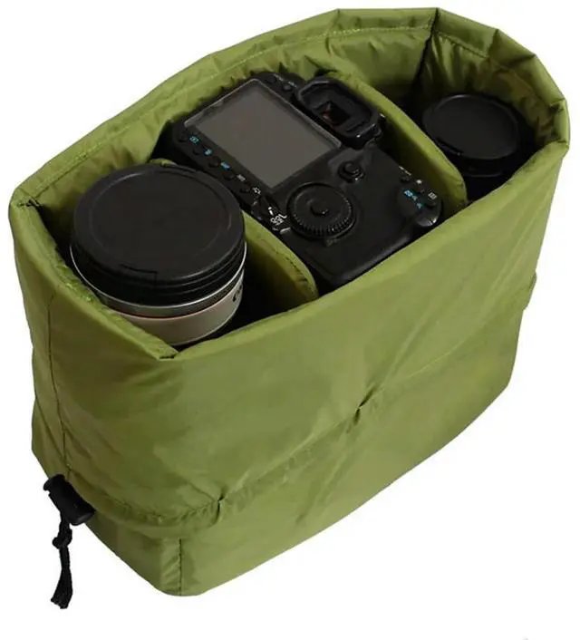 Alt view image 6 of 6 - 2X Waterproof Insert Padded Partition Camera Bag Lens Case For Dslr Slr Camera
