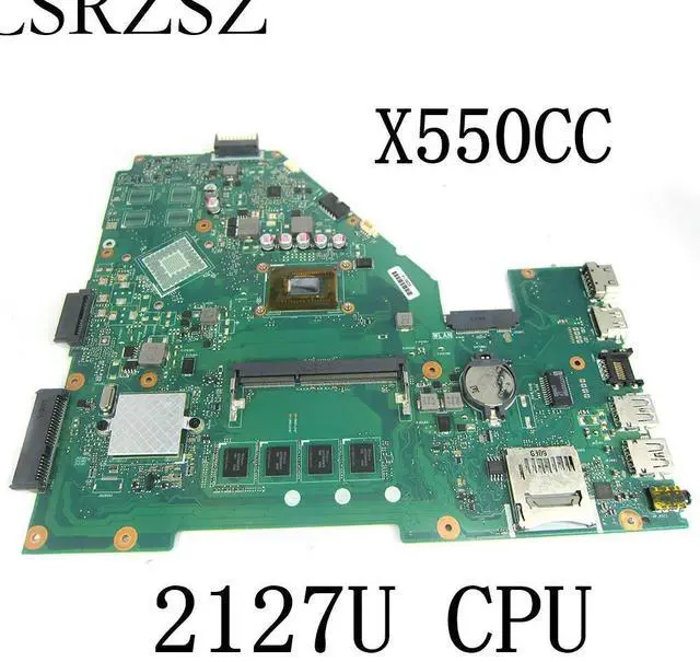 Alt view image 5 of 6 - X550CC For X550C X552C X550CC R510CC Laptop Motherboard 2127U CPU 4GB RAM DDR3 REV.2.0 Mainboard