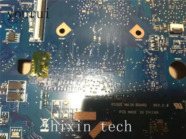 Alt view image 5 of 6 - yourui For K55DE K55DR Laptop motherboard REV 2.0 DDR3 Test work
