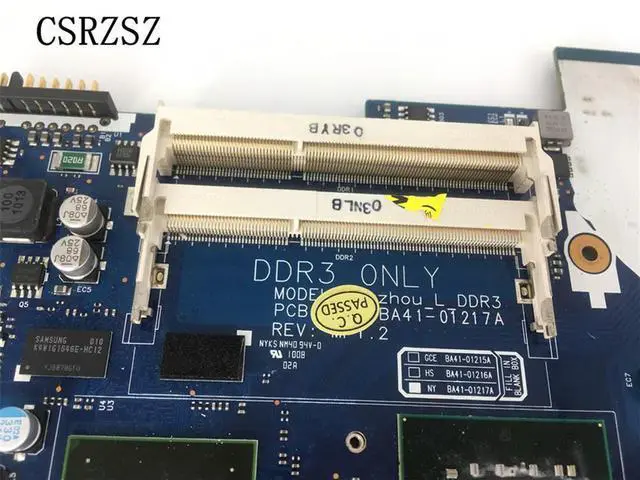 Alt view image 6 of 6 - For R428 Laptop motherboard BA92-06005B BA92-06005A BA41-01217A DDR3 Test work