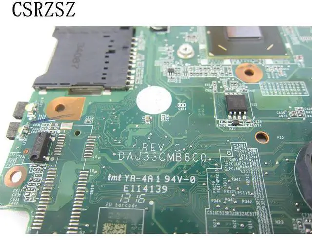 Alt view image 6 of 6 - For Pavilion 14-C Laptop motherboard with 847U CPU DAU33CMB6C0 Mainboard UMA