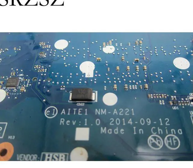 Alt view image 6 of 6 - For Thinkpad E550 E550C Laptop Motherboard I3-5005U CPU AITE1 NM-A221 Mainboard Test Good