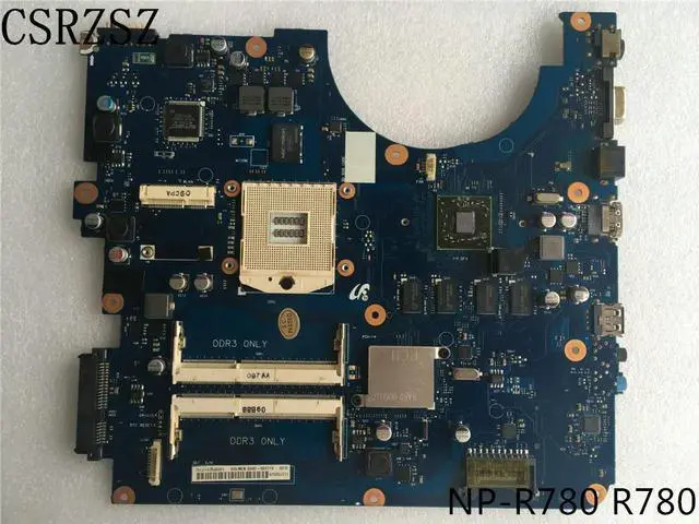 Alt view image 5 of 6 - For NP-R780 R780 Laptop motherboard with graphic card BA92-06977A BA92-06977B Mainboard