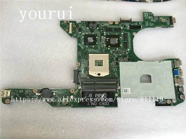 Alt view image 6 of 6 - For Motherboard For Inspiron 5420 7420 RHTCK 0RHTCK CN-0RHTCK DA0R08MB6E2 DDR3 Fully Test well