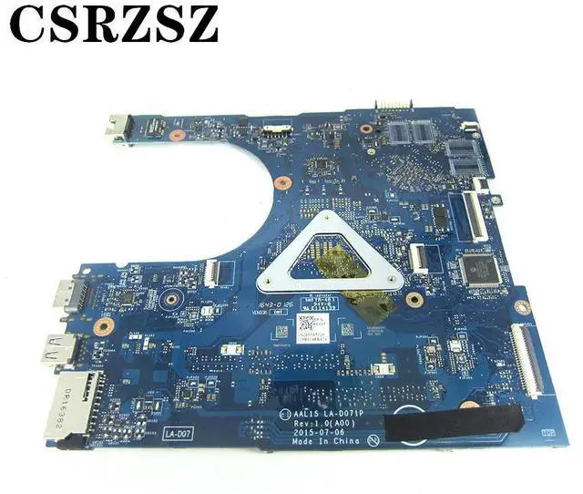 Alt view image 4 of 6 - For Vostro 3459 3559 Laptopmotherboard with i5-6200u CPU CN-085Y8T 085Y8T 85Y8T LA-D071P Test work