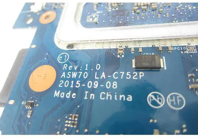 Alt view image 6 of 6 - ASW70 LA-C752P Mainboard For M7-N 17-N Laptop motherboard Processor i7-6500u Test ok