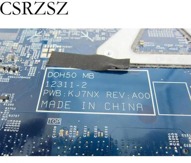 Alt view image 6 of 6 - CN-0FN47N CN-0K58JN For Inspiron 15-7000 7537 Laptop Motherboard I5-4200U/I5-4210U CPU 12311-2 Mainboard