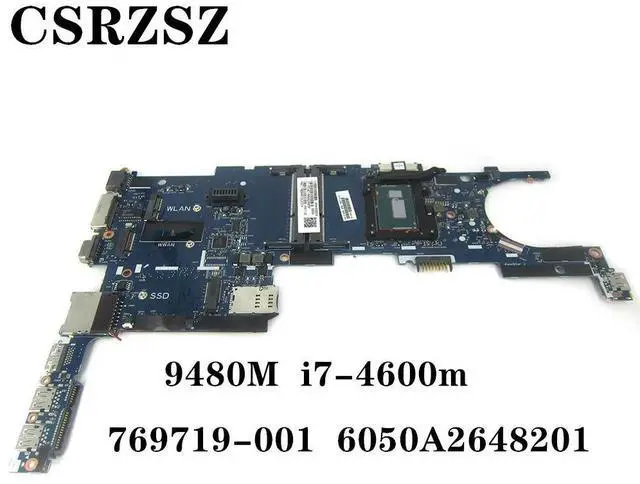 Alt view image 5 of 6 - 769719-001 769719-601 6050A2648201 Mainboard For Elitebook Folio 9480M Laptop motherboard with i7-4600u CPU Test working well