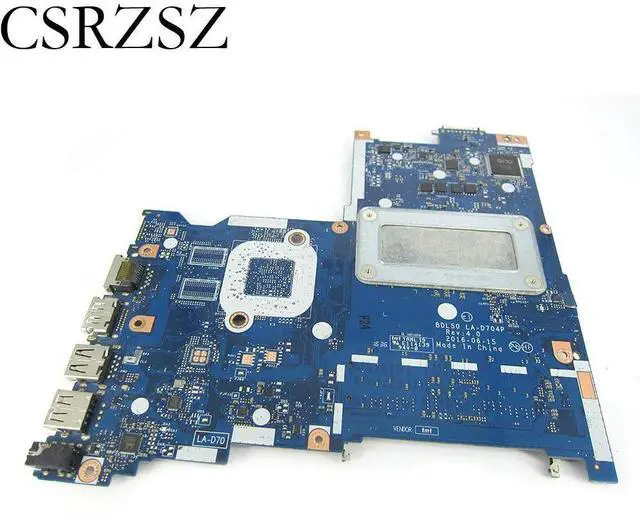 Alt view image 5 of 6 - For Pavilion 250 G5/15-AY Laptop Motherboard I7-6500U CPU BDL50 LA-D704P 860156-601 854934-501 Mainboard UMA