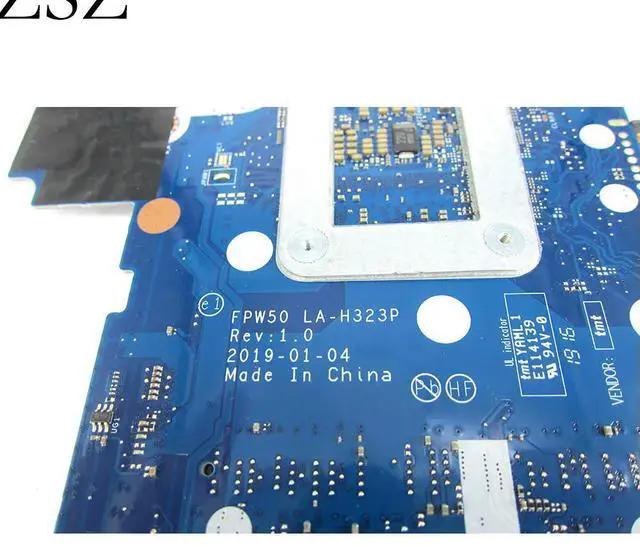 Alt view image 6 of 6 - FPW50 LA-H323P For 15-DW 15-DW0037WM 15S-DU Laptop Motherboard with I3-8145U CPU L51985-601L51985-001 Mainboard