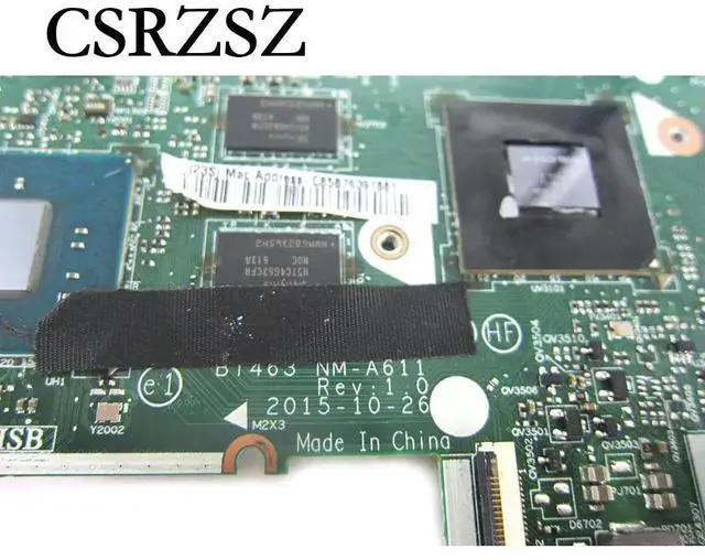 Alt view image 6 of 6 - CSRZSR For Thinkpad T460P Laptopmotherboard BT460 NM-A611 with i7-6820HQ CPU Fully test working