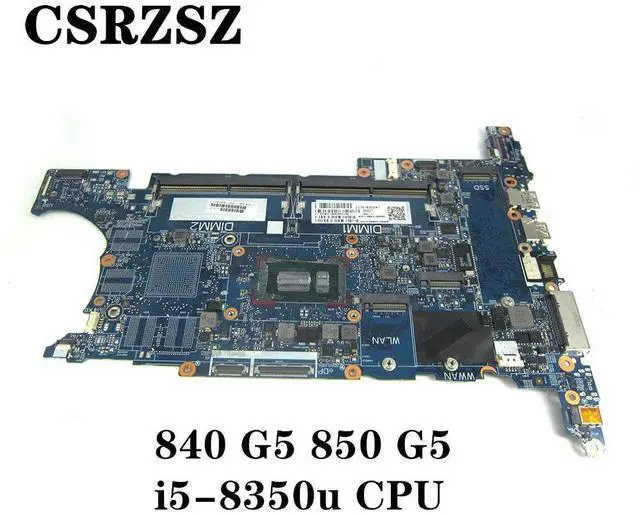 Alt view image 5 of 6 - For Elitebook 840 G5 850 G5 Laptop motherboard with i5-8350u cpu L15518-001 L15518-601 6050A2945601 Tested