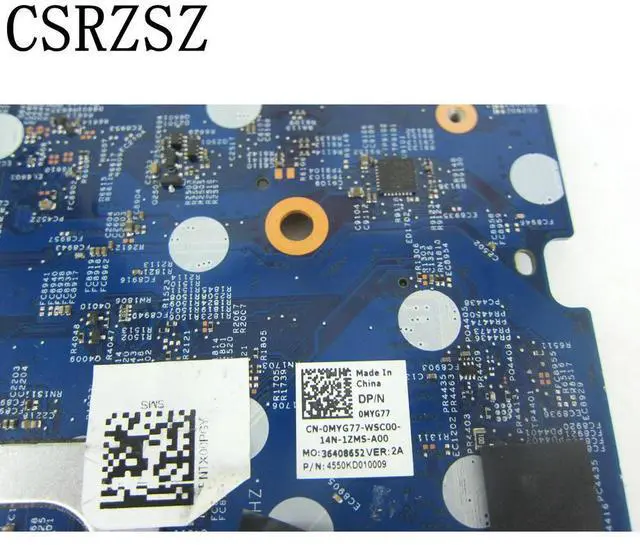 Alt view image 6 of 6 - For Latitude 3410 3510 with i5-10210u CPU Laptop motherboard 19G