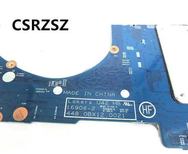 Alt view image 6 of 6 - For 15-BP 15-BP152WM Laptop motherboard with i7-8550u CPU 934998-001 448.0BX12.0021 16906-2 Tested