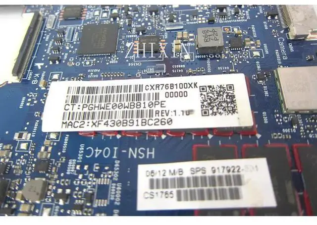 Alt view image 5 of 6 - For EliteBook x360 1030 G2 PC Laptop Motherboard i5-7200U 8GB 917922-001 917922-601 OLDMAN-6050A2848001-MB-A01 Fully Tested