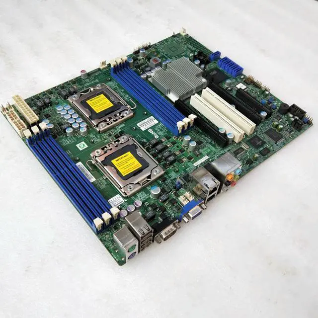 Alt view image 3 of 3 - For S Server Motherboard DDR3 SATA2 PCI-E 2.0 Xeon Processor 5600/5500 Series X8DAL-IG-LC009