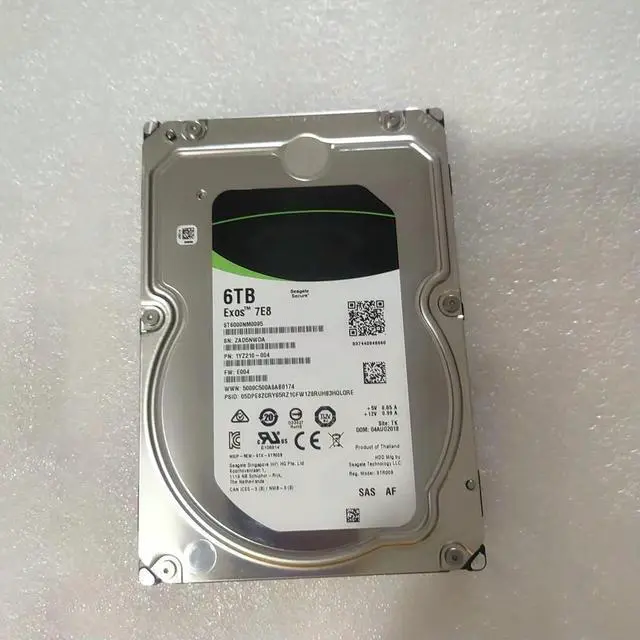 Alt view image 2 of 3 - HDD For ST6000NM0095 Server Hard Disk 6T 7.2K SAS 3.5" 12Gb Hard Drive