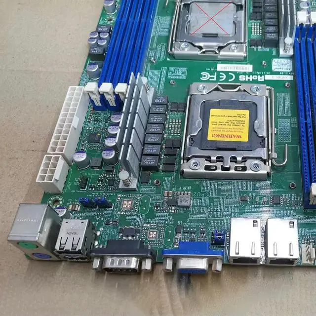 Alt view image 2 of 3 - C606 1356 Pin 8SAS Supports Xeon E5 2420 For S Server motherboard X9DBL-3