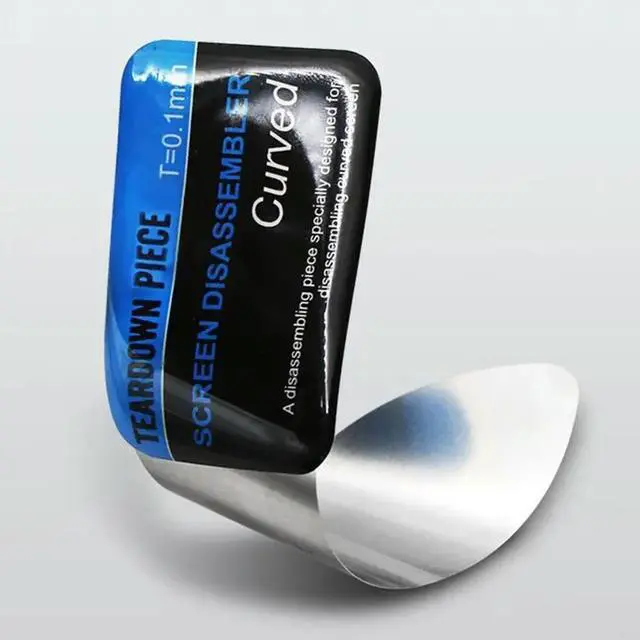 Alt view image 3 of 4 - Thin Flexible Spring Steel Pry Spudger Curved Screen Disassemble Card for Curved Screen Opening Repair Tool