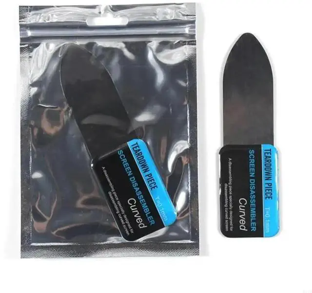 Alt view image 4 of 4 - Thin Flexible Spring Steel Pry Spudger Curved Screen Disassemble Card for Curved Screen Opening Repair Tool