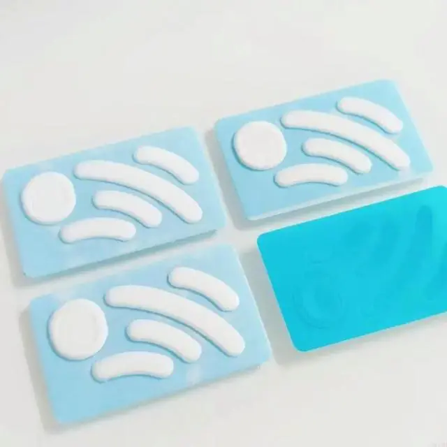 Alt view image 4 of 4 - 1Set for GPRO Wireless Mouse Feet Sticker Mouse Skates Glides Curved Edges