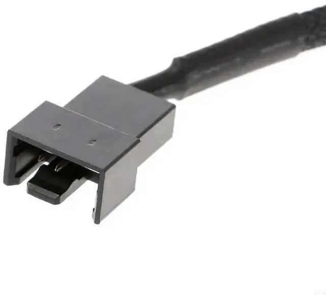 Alt view image 3 of 4 - 4-Pin Molex Male to 3-Pin/4-Pin PC Fan Power Adapter Connector Cable 1 to 1 Ways