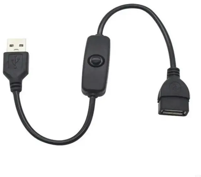 Main image of USB Male To USB Female USB Quick Charging Cable with Switches Power Cable