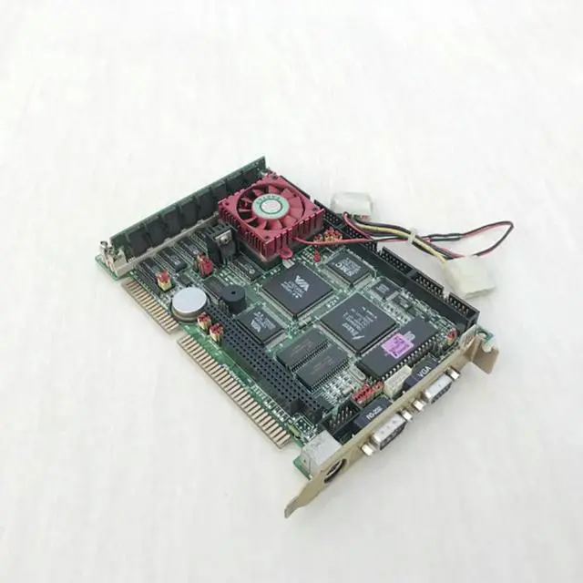 Alt view image 3 of 3 - PCA-6144V REV.A2 For Advantech Industrial Computer Motherboard 486 Half-length Board