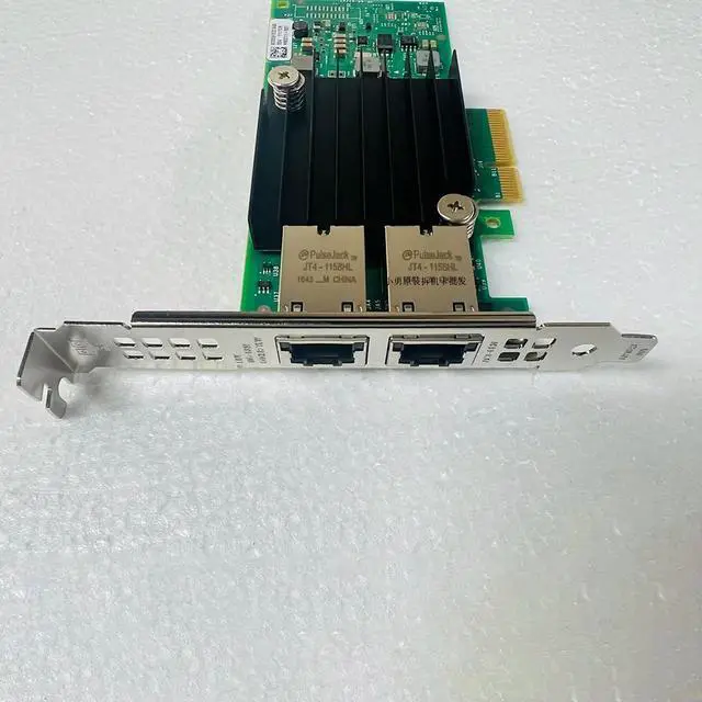 Alt view image 3 of 3 - For X550-T2 10G Gigabit Dual Port Network Card Electrical Port 00MM862 0MM861