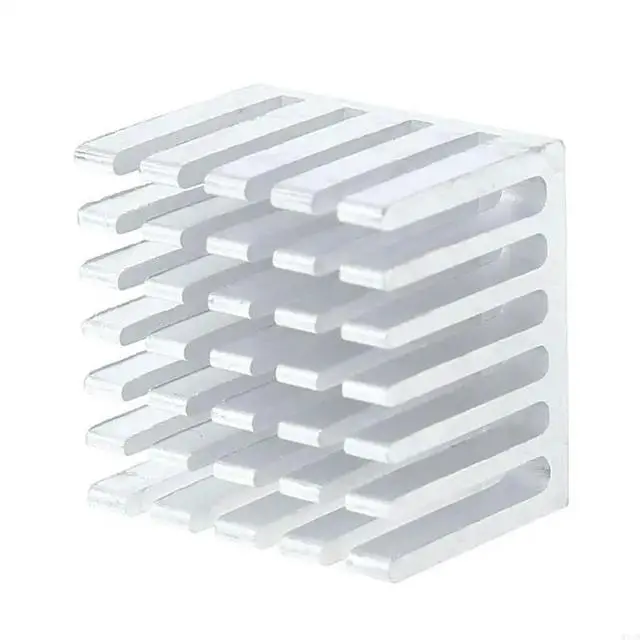 Alt view image 4 of 4 - 20x20x15mm CPU GPU IC Chip Cooling Heatsinks Aluminum Radiator Heat Sink 5Pcs