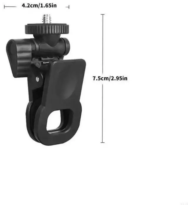 Main image of Screen Mount Clamp Clip with Universal 1/4 Screw Monitors Camera Mount for Monitors Camera Fill Light Holder Webcam Stand