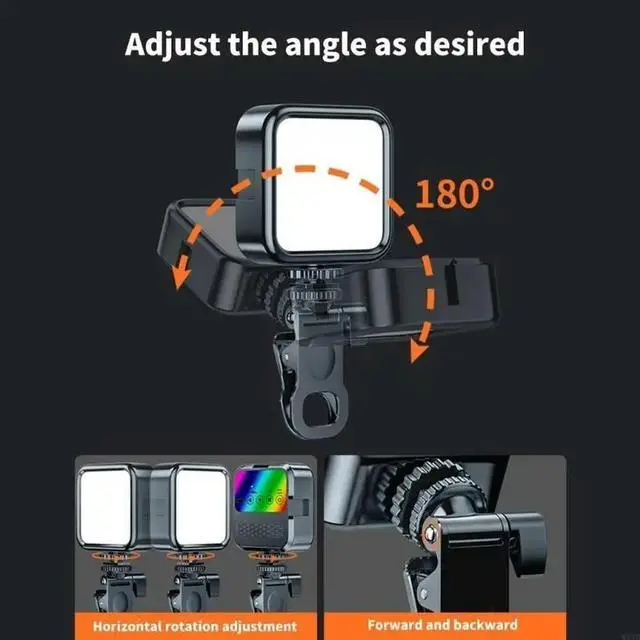 Alt view image 3 of 4 - Screen Mount Clamp Clip with Universal 1/4 Screw Monitors Camera Mount for Monitors Camera Fill Light Holder Webcam Stand