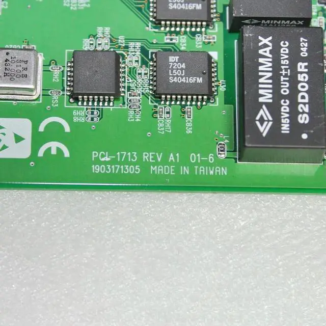 Alt view image 3 of 3 - Data Capture Card Isolated Analog Input Card For Advantech PCI-1713 REV A1