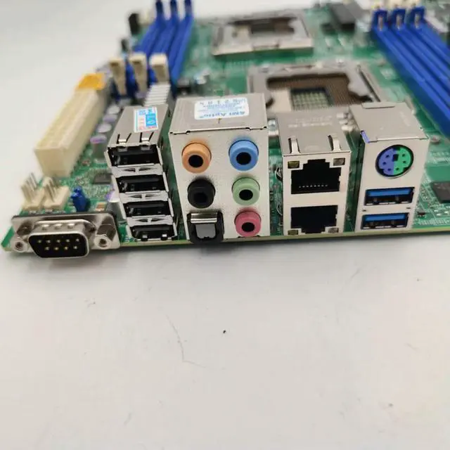 Alt view image 3 of 3 - For S Xeon Processor E5-2400 V2 DDR3 LGA1356 Server Motherboard X9DAL-3