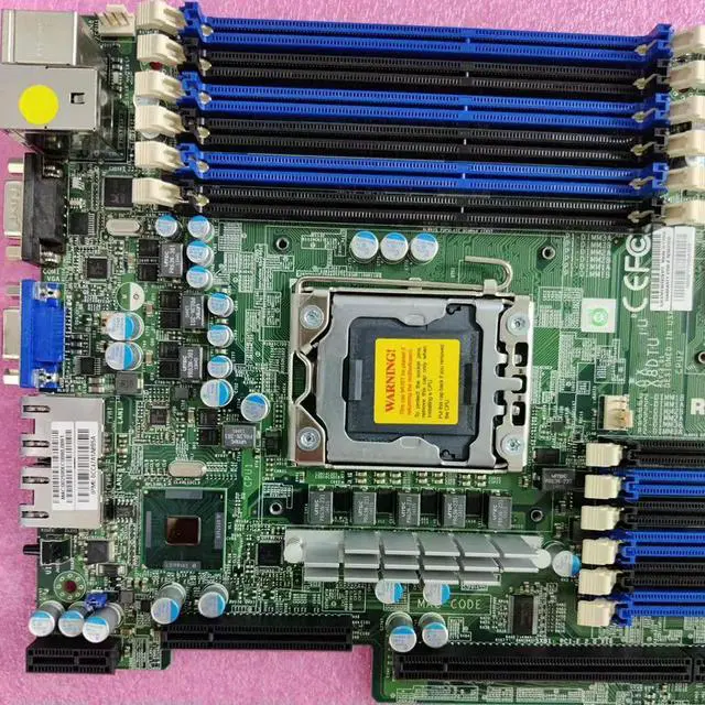 Alt view image 3 of 3 - Xeon Processor 5600/5500 Series 82576 Dual-Port Gigabit Ethernet Controller For S Server Motherboard X8DTU