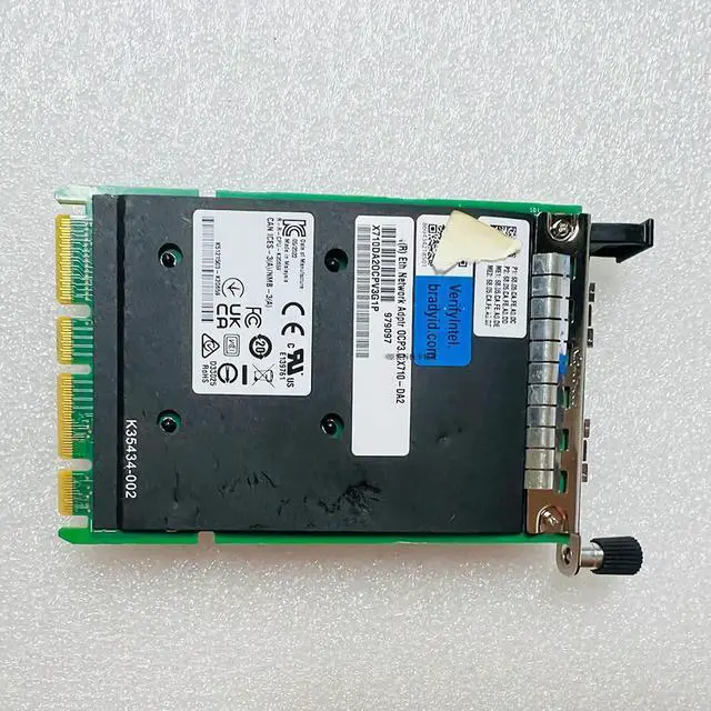 Alt view image 2 of 3 - For X710DA2OCPV3G1P dual port 10 Gigabit Ethernet card X710DA2 OCP3.0