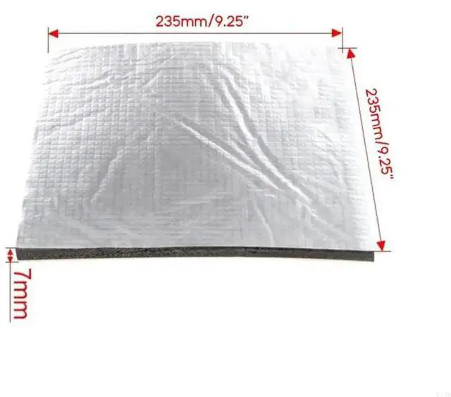 Alt view image 3 of 4 - 3D Printer Heat Bed Foil Self-Adhesive Insulation Cotton 3D Printer Accessory
