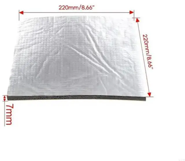 Alt view image 4 of 4 - 3D Printer Heat Bed Foil Self-Adhesive Insulation Cotton 3D Printer Accessory