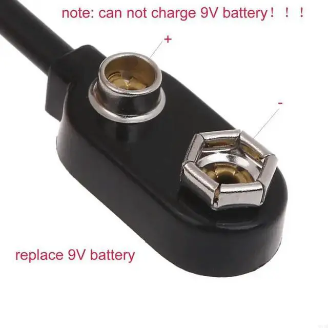Alt view image 3 of 4 - 9VEliminators USB Cable 9V Converter Power Regulator Line for Multimeter Microphone Toy Remote Control