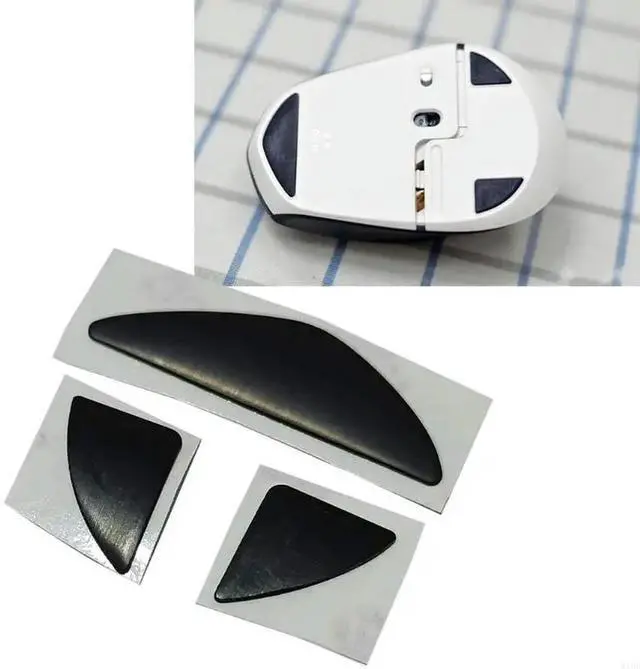Alt view image 2 of 4 - 1 Set Thickness Replace Black Mouse Feet Mouse Skates For M720 Mouse Accessories
