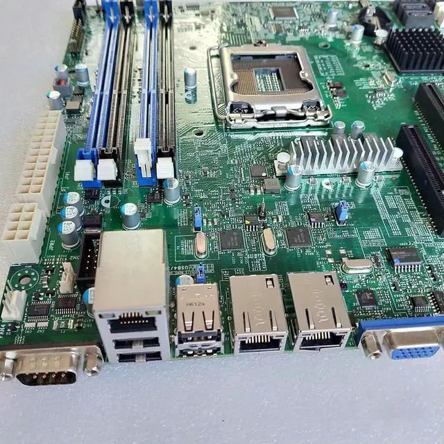 Alt view image 2 of 3 - For S Industrial Control Motherboard E3-1200 v3/v4 4th Gen Core i3 DDR3 LGA1150 X10SLA-F
