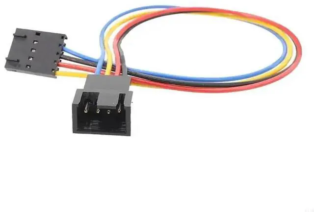 Alt view image 2 of 4 - 5Pin to 4Pin Extension Cable Computer Fan PVC Interfaces for Styles 5Pin
