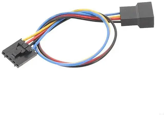 Alt view image 4 of 4 - 5Pin to 4Pin Extension Cable Computer Fan PVC Interfaces for Styles 5Pin